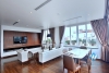 An elegant apartment on top floor for rent on Tu Hoa street